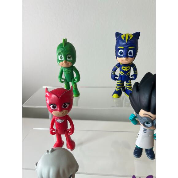 Disney Junior PJ Masks Toy Figure Lot Romeo Luna PJ Mask Owlette Gekko Rip - Picture 2 of 8